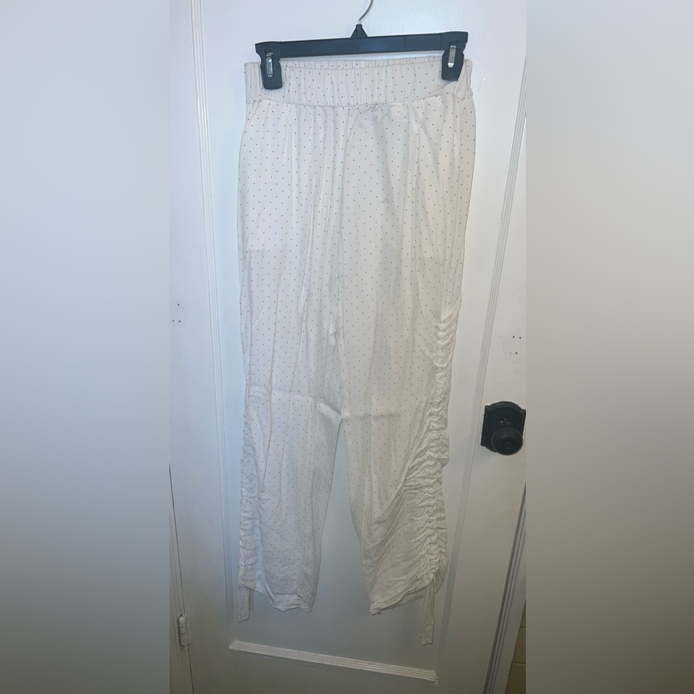 Alexis polka dot side tie pants